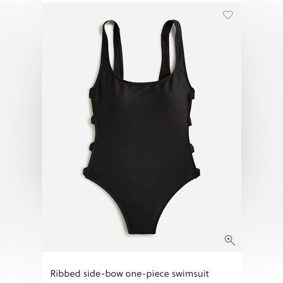J. Crew Other - JCREW Ribbed side-bow one-piece swimsuit Sz 10 new